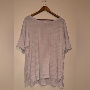 1.4.3. Story by Line Up Textured Knit Top in Light Beige